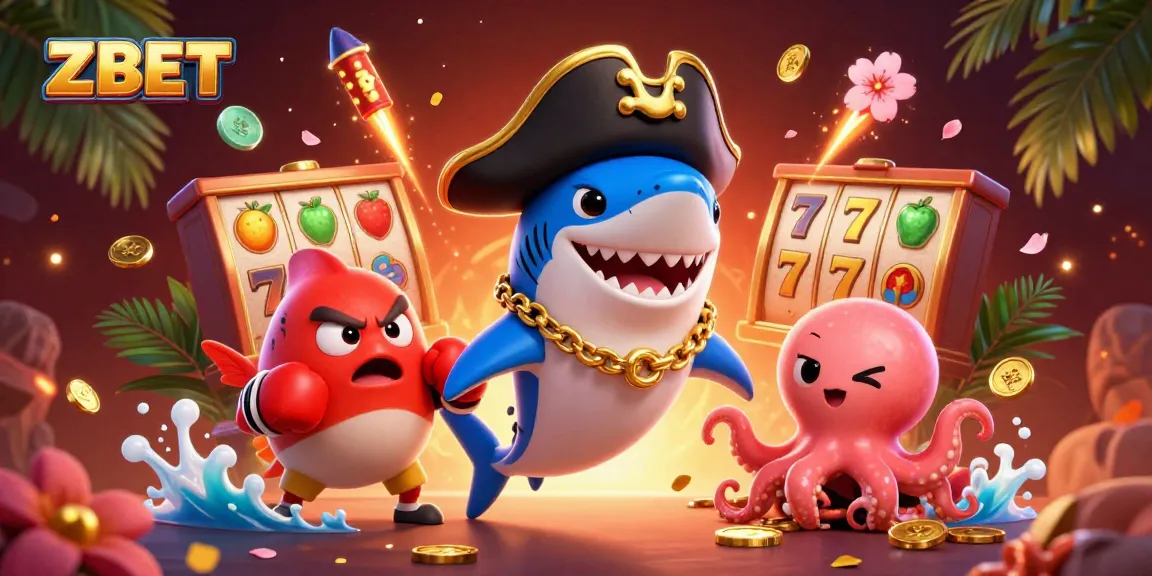 ZBET offers an exhilarating slot gaming experience featuring dynamic characters and vibrant casino elements.