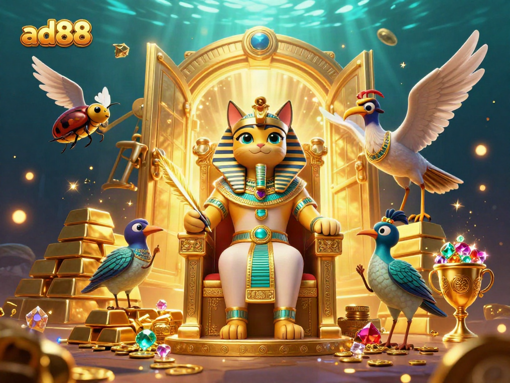Join the excitement at ad88 with an Egyptian-themed online casino adventure packed with treasures.