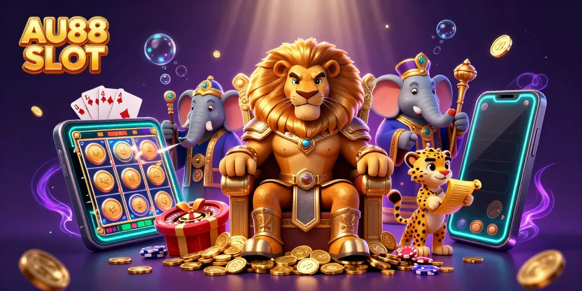 Engage in thrilling AU88 SLOT adventures with kingly characters and dynamic game elements.