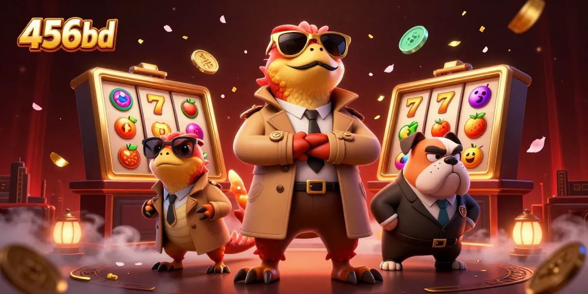 Experience VIP gaming with 456bd as raptors in a trench coat blend into casino life.