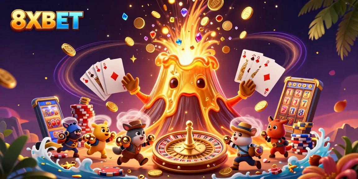 Experience thrilling casino action with 8XBET's vibrant games and rewarding features.